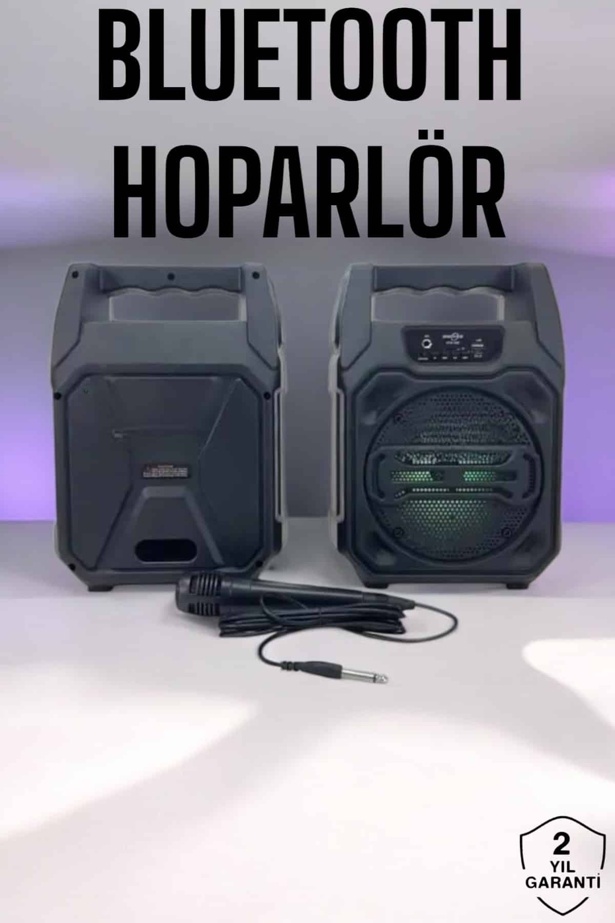 6.5 İnç Kablosuz Hoparlör Bluetooth Bağlantılı Yüksek Ses Kaliteli