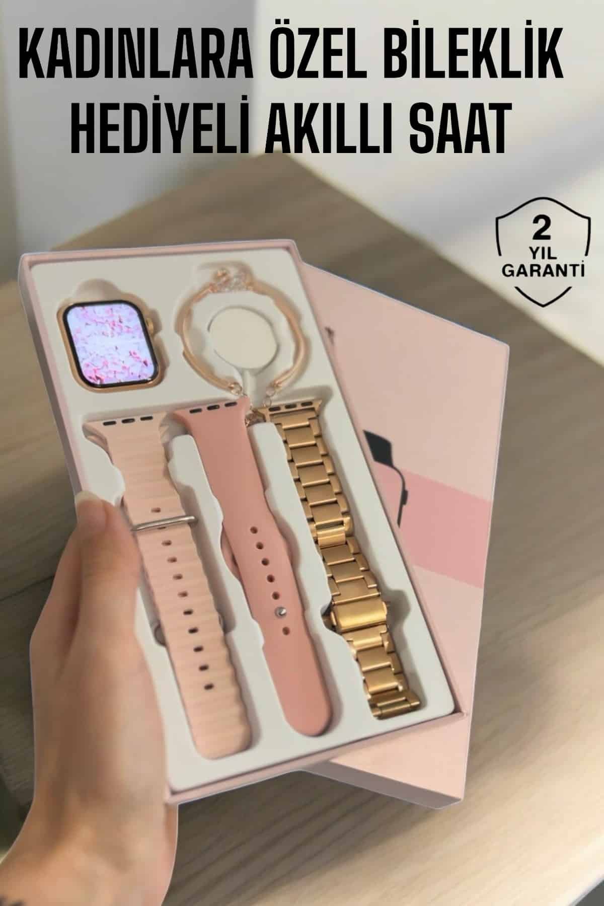 Akıllı Saat Adımsayar Nabız Takibi ve GPS Destekli Kadınlara Özel