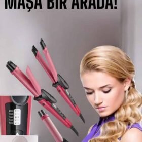 Saç Şekillendirici Düzleştirici Ve Maşa Isı Ayarlı