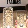 Kristal Dokunmatik Ve Kumandalı Masa Ve Gece lambası