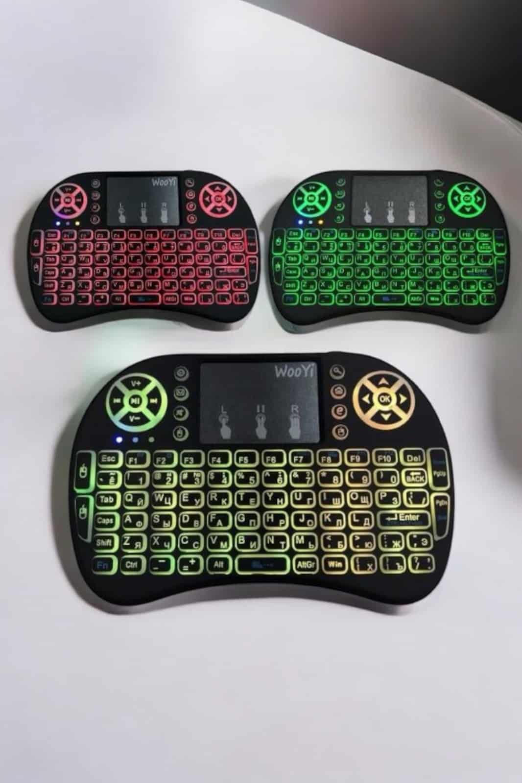 USB Bağlantılı Mini Q Klavye Işıklı Tüm Cihazlara Uyumlu - Görsel 3