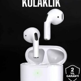 Beyaz Yeni Nesil Pro Bluetooth Kulaklık Yüksek Ses Kaliteli ANC Özelliği