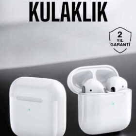 Yeni Nesil Pro Bluetooth Kulaklık Uzun Pil Ömrü Beyaz