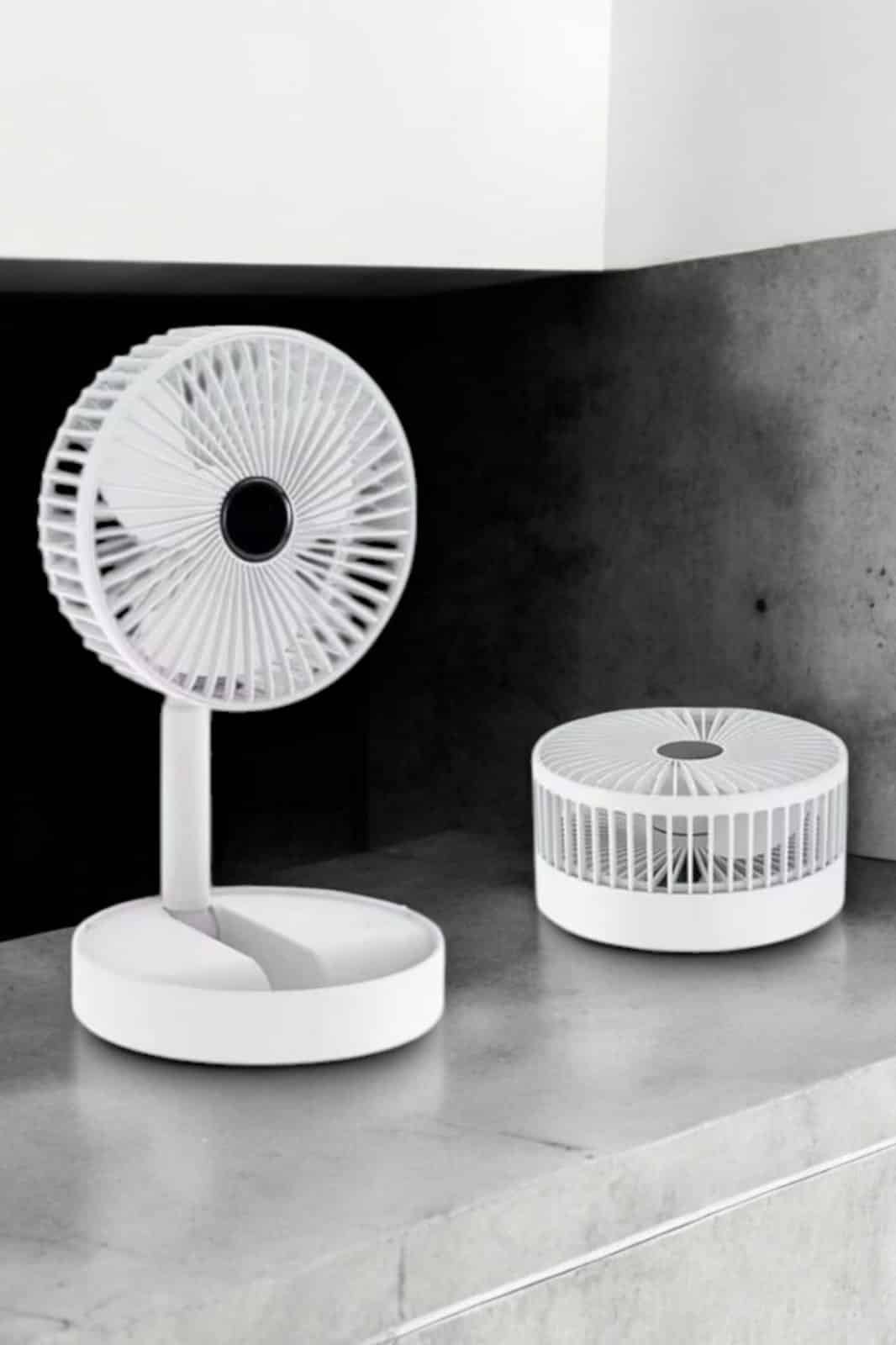 Soğutucu Vantilatör Telefon Standlı Mini Fan - Görsel 3
