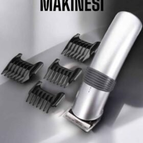 4 Taraklı Taşınabilir Profesyonel Saç ve Sakal Kesme Tıraş Makinesi