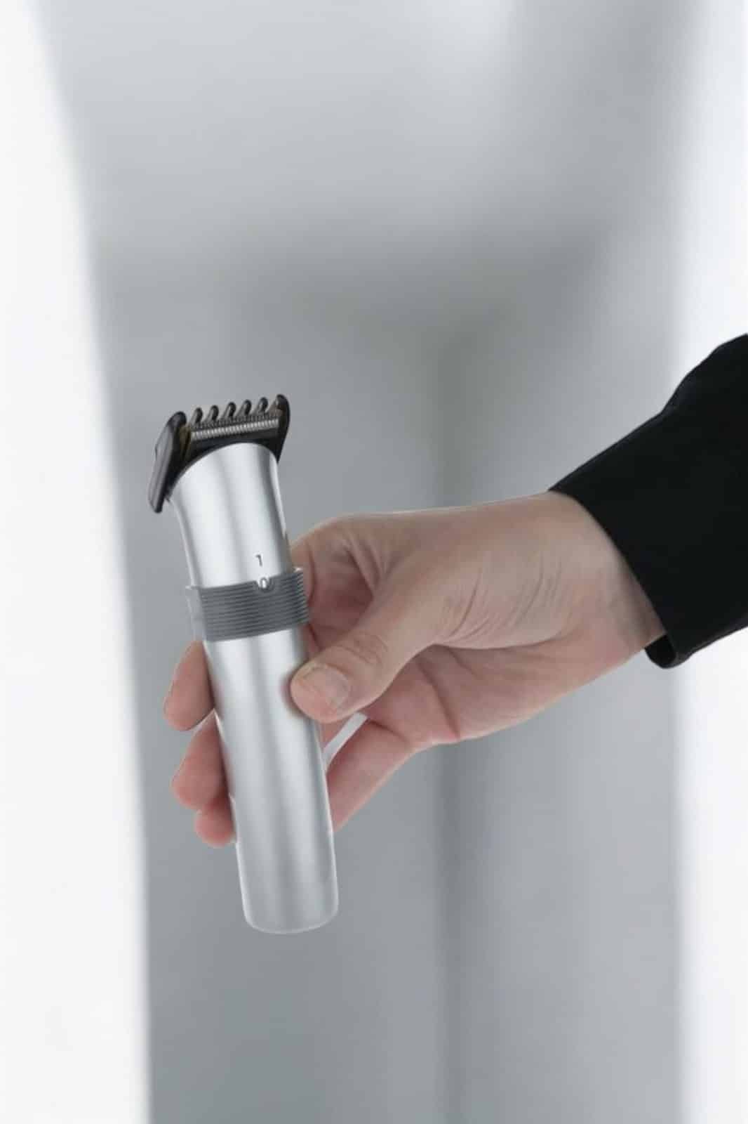 4 Taraklı Profesyonel Şarjlı Saç ve Sakal Kesme Tıraş Makinesi Seti - Görsel 4