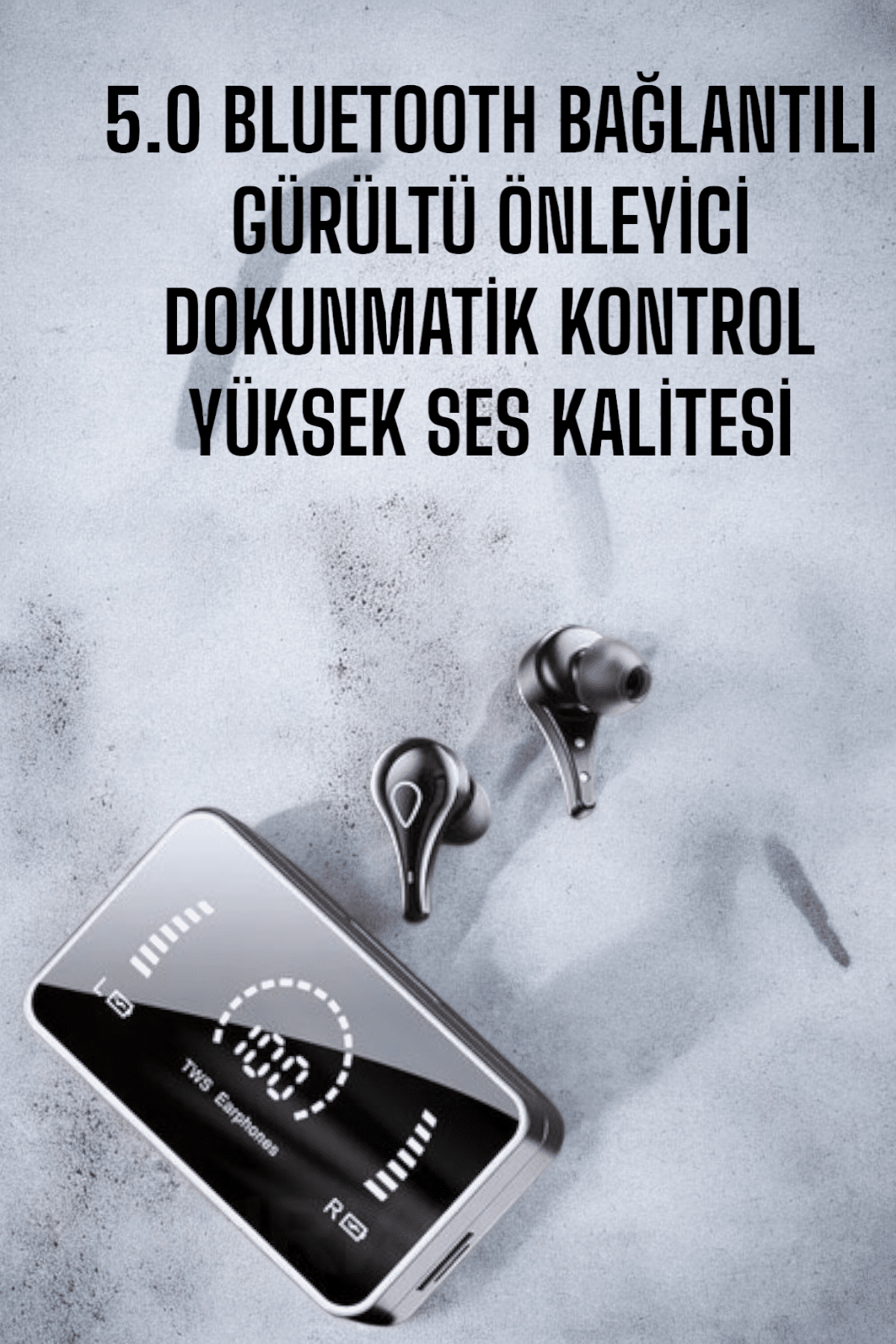 Suya Dayanıklı ve ANC Destekli Kablosuz Kulaklık - Görsel 5