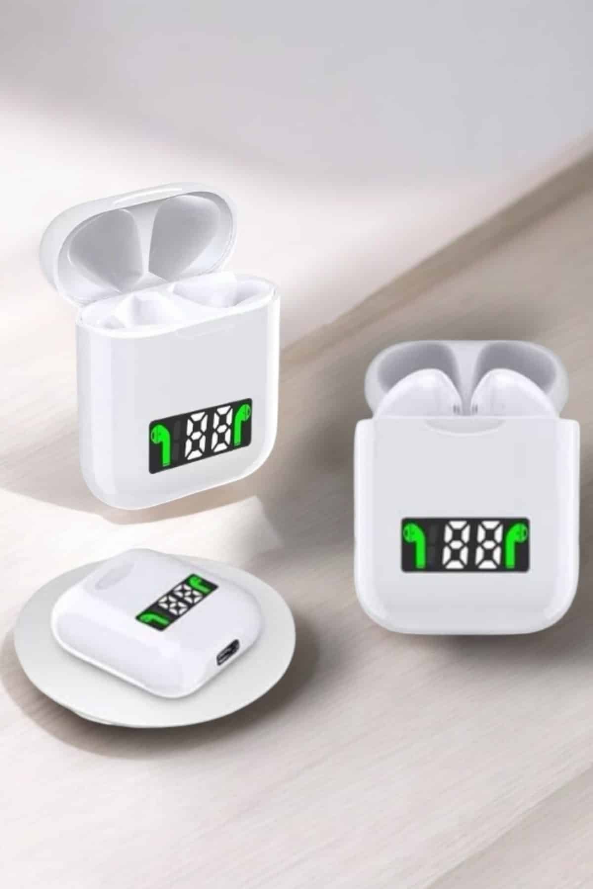 Kablosuz Müzik Keyfi Sunan LED Şarjlı TWS Bluetooth Kulaklık - Görsel 2