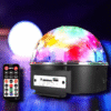Bluetooth ve Uzaktan Kumandalı Çok Renkli Masaüstü Disko Topu