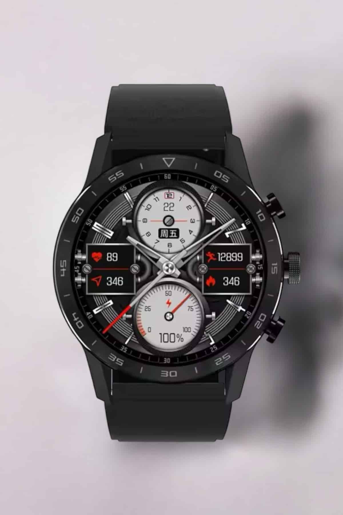 Suya Dayanıklı Dokunmatik Akıllı Saat Bluetooth 5.0 Sesli Asistan ve Sağlık Takibi - Görsel 3