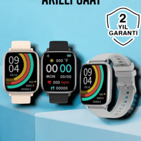 Titreşimli Sağlık Takipli Yeni Nesil Akıllı Saat  400mAh Batarya Kapasiteli