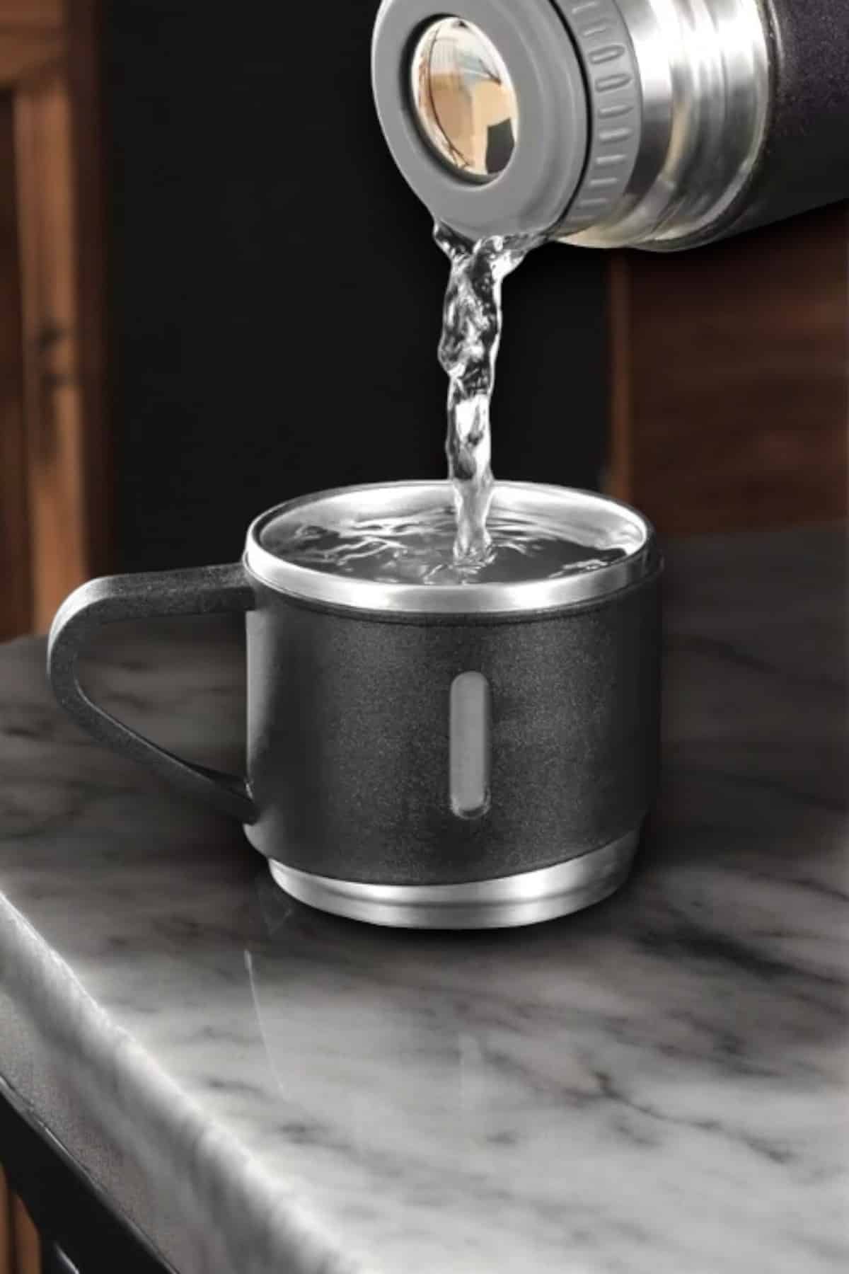 Şık ve Dayanıklı 3 Bardaklı Termos Seti Uzun Süre Isı Koruma Özellikli - Görsel 5