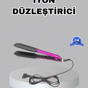 Seramik Plakalı Saç Düzleştirici – Plaka Kilitli ve Elektriklenme Önleyici