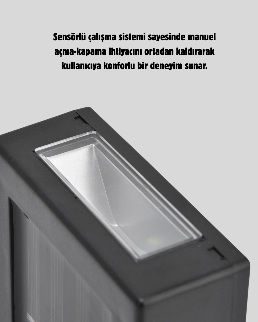 Solar Güçlü 6 LED Dış Mekan Lambası – Otomatik Aç/Kapa Işık Sensörlü Aydınlatma - Görsel 4