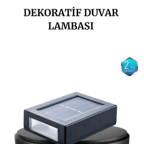 6 LED Güneş Enerjili Sensörlü Lamba – Akıllı Işık Sensörlü Enerji Tasarruflu Bahçe Aydınlatma