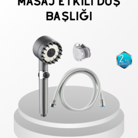Masaj Etkili Duş Başlığı – Su Tasarruflu Yüksek Basınçlı ve Cilt Dostu Tasarım