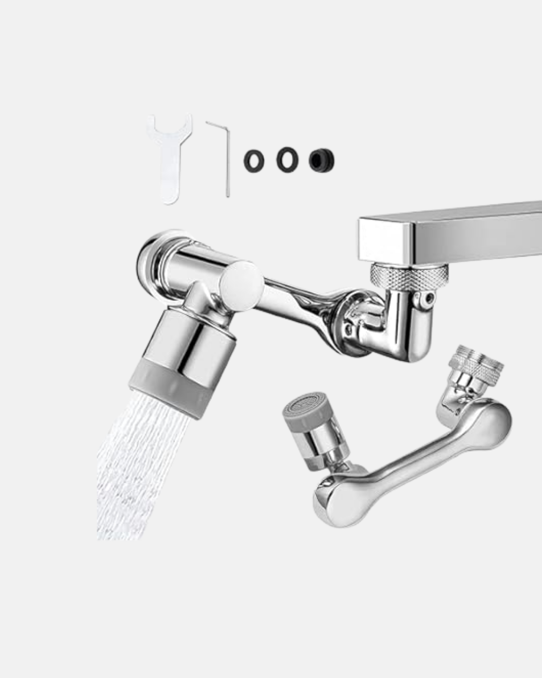 Dönebilir Musluk Başlığı – Lavabo Temizliği ve El-Yüz Yıkamada Maksimum Rahatlık - Görsel 5