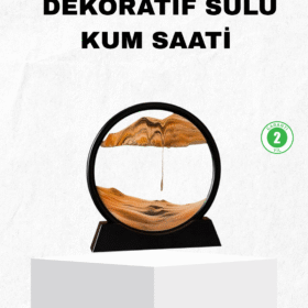 Dekoratif Kum Saati – Şık Masa Üstü Aksesuar Dayanıklı Malzeme Modern ve Klasik Tasarım