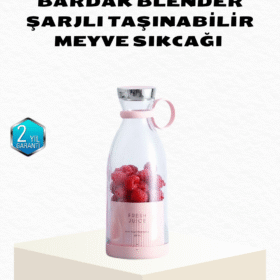 Kablosuz Taşınabilir Mini Blender – USB Şarjlı 1200mAh