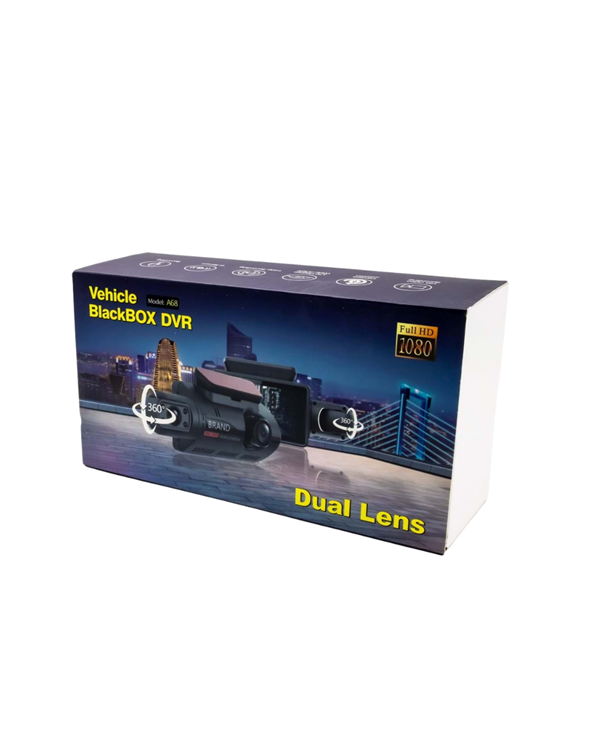 Çift Görüşlü Dashcam – Gece Görüşlü 1080P Araç İçi Güvenlik Kamerası - Görsel 3