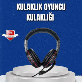 Bilgisayar Oyuncu Kulaklığı – Yumuşak Pedli Dayanıklı İpli Kablo