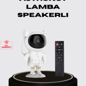 8 Efektli Astronot Galaxy Projektör Uzaktan Kumandalı LED Gece Lambası