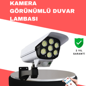 PVC+PC Malzemeli 2'si 1 Arada Güvenlik Lambası – Ayarlanabilir Başlık ve Panel Açısı