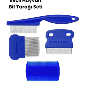 Bit Pire ve Tüy Temizliğine Uygun Çok Amaçlı Evcil Hayvan Tarağı Seti