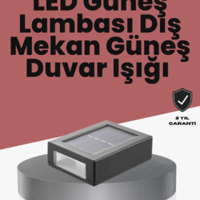 Bahçe ve Balkon İçin Güneş Enerjili Lamba