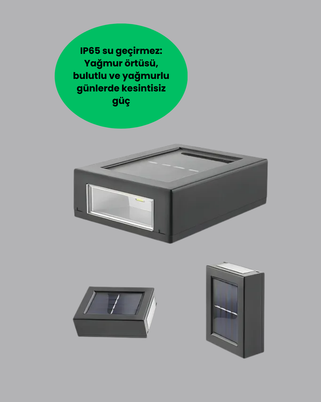 Bahçe ve Balkon İçin Güneş Enerjili Lamba - Görsel 4