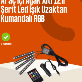 Kumandalı Araç LED Şerit Işıklar