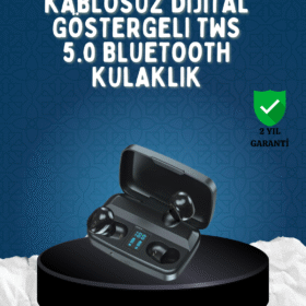 Bluetooth V5.0 Teknolojili Parmak Dokunmatik Kontrol Kulaklık Seti