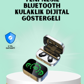 Metal Kasa Bluetooth Kulak İçi Kulaklık – Net Çağrı Güçlü Bağlantı