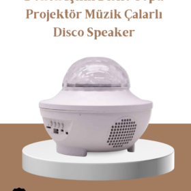 Müzik Ritimli Işık Değişimi & Dönen Dalga Efekti – Galaxy Projektör