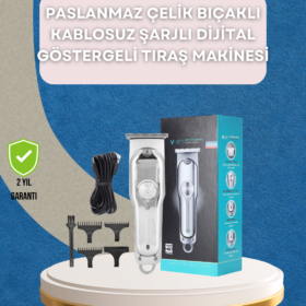 Saç ve Sakal Kesme Makinesi – Şarjlı Profesyonel Performans Ayarlanabilir Uzunluk