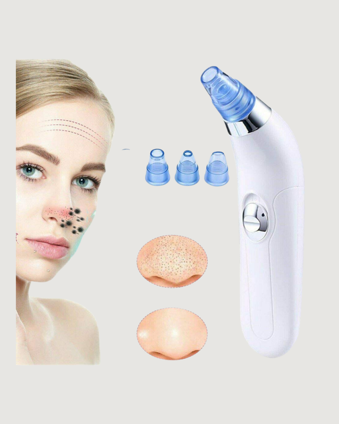 Vakum Teknolojili Siyah Nokta Temizleyici Cihaz – 4 Farklı Başlık ve Derinlemesine Gözenek Temizliği - Görsel 2