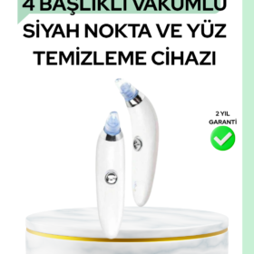 Gözenek Açıcı Buhar Etkili Vakumlu Siyah Nokta Temizleyici – Farklı Cilt Tiplerine Uygun
