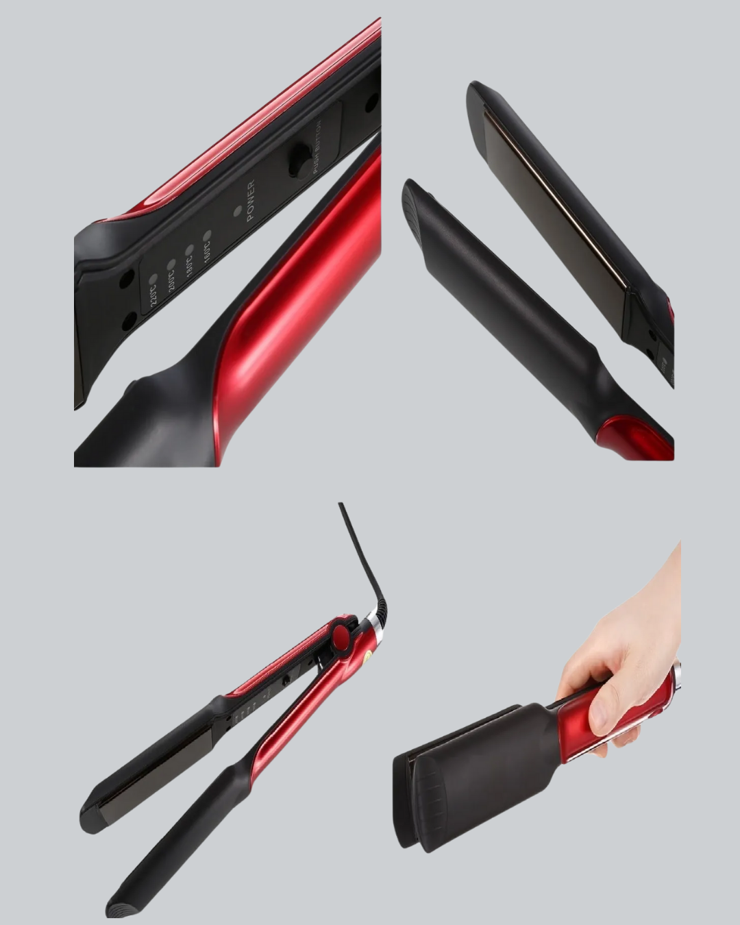 Elektriklenmeyi Azaltan İyonlu Saç Düzleştirici – Titanyum Plaka ve Şık Tasarım - Görsel 2