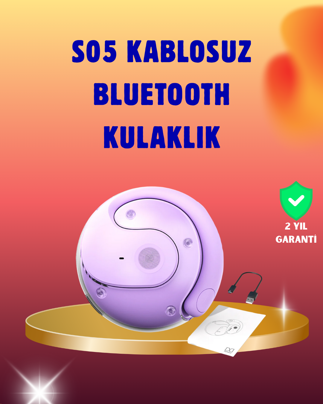 Bluetooth Kulaklık – IPX4 Sertifikalı Suya Dayanıklı Spor Modeli