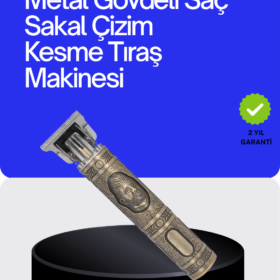 Kompakt Tasarımlı Güçlü Motorlu Saç sakal Kesme Makinesi ve 4 Kılavuz Tarak