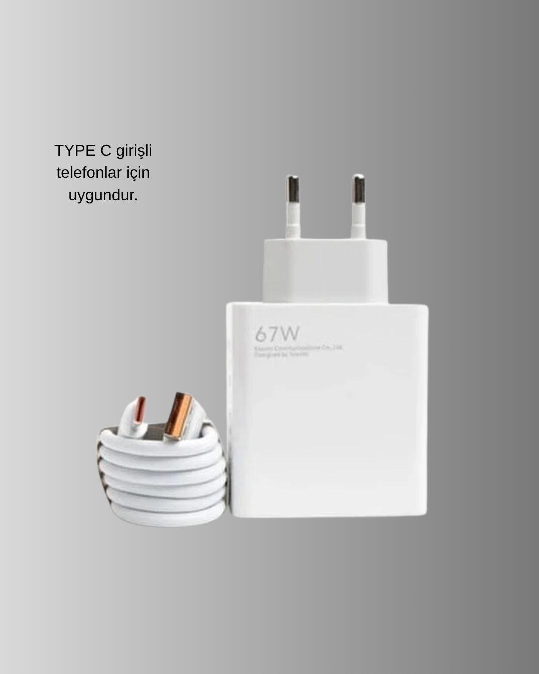 67W Turbo Type-C Hızlı Şarj Adaptörü – Akıllı Koruma Çipli Hızlı Şarj Destekli - Görsel 5