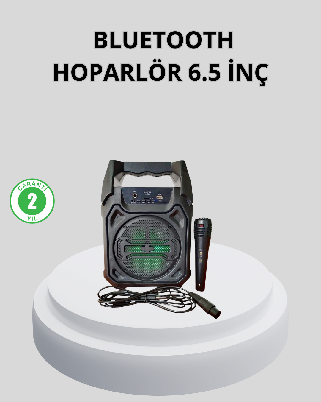 Taşınabilir Bluetooth Hoparlör – FM Radyo USB SD Kart ve TWS Özellikli