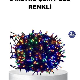 50 Ampullü 5 Metre LED Işık – 8 Modlu Enerji Tasarruflu Dekoratif Aydınlatma