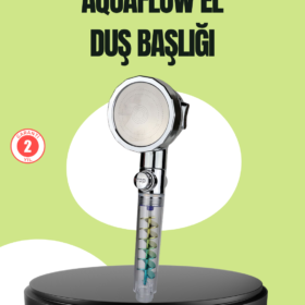 Basınçlı El Duşu Başlığı – Döner Pervaneli Göz Kamaştıran Yağmur Etkisi