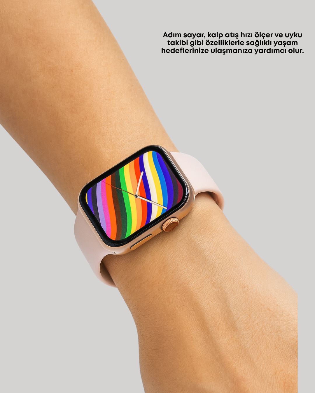 Bluetooth Aramalı Akıllı Saat IOS Android Uyumlu - Görsel 5
