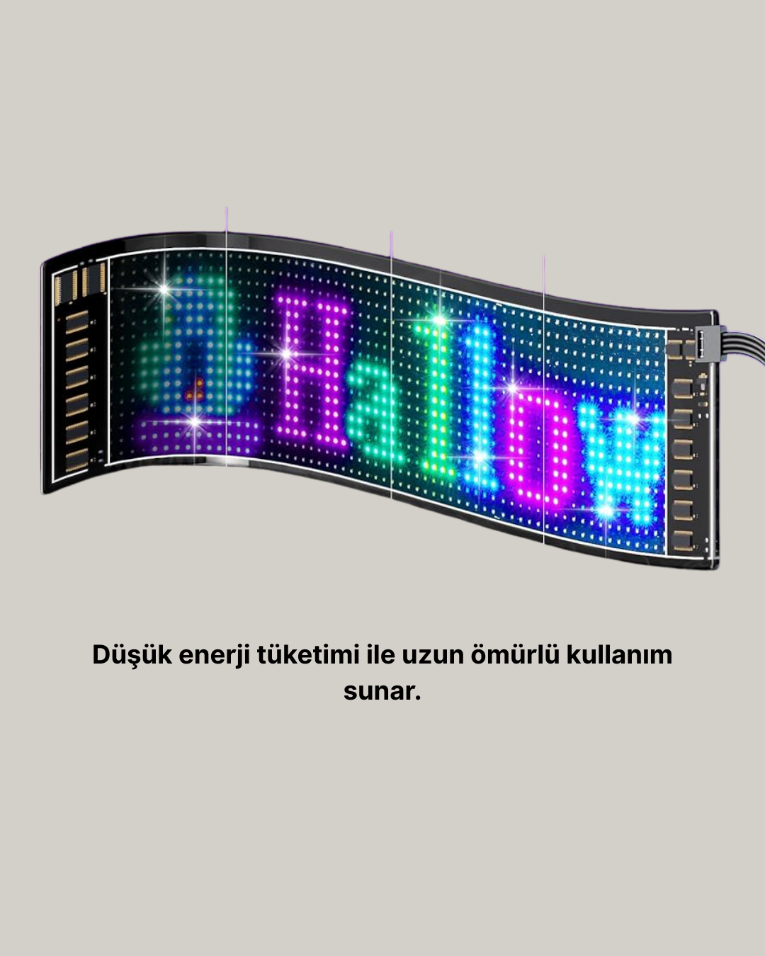 Şık ve Fonksiyonel RGB LED Panel Canlı Renk Yansımalı Işık Sistemi - Görsel 5
