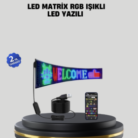 RGB LED Panel Renkli Işık Efektli Dekoratif Aydınlatma