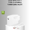120W Mi Turbo Akıllı Tanıma Çipli Hızlı Şarj Cihazı Taşınabilir ve Dayanıklı