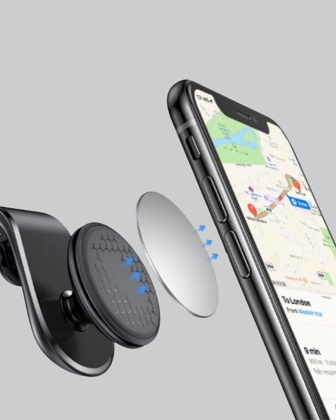 Güçlü Mıknatıslı Araç İçi Telefon Tutucu – Evrensel Uyum - Görsel 5