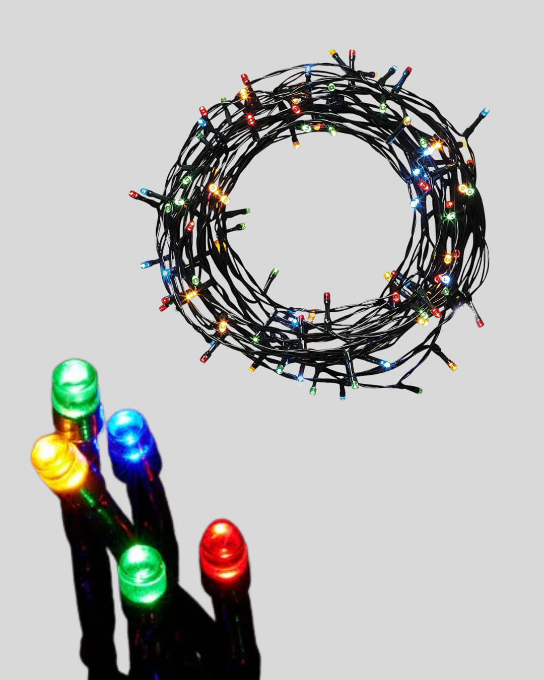 Noel ve Parti Dekorasyonu İçin 2x2 LED Perde Işık – 8 Fonksiyonlu - Görsel 4